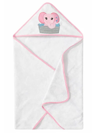 6 Pieces Baby Hooded Bath Towel Made from Soft Cotton with Washcloths Set