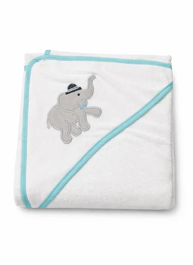 6 Pieces Baby Hooded Bath Towel Made from Soft Cotton with Washcloths Set