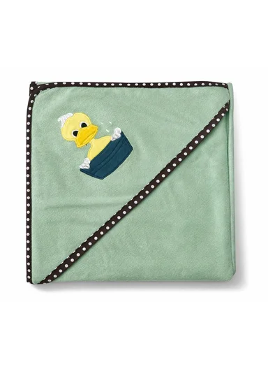 6 Pieces Baby Hooded Bath Towel Made from Soft Cotton with Washcloths Set