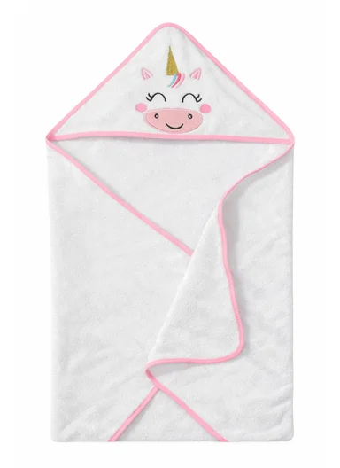 6 Pieces Baby Hooded Bath Towel Made from Soft Cotton with Washcloths Set