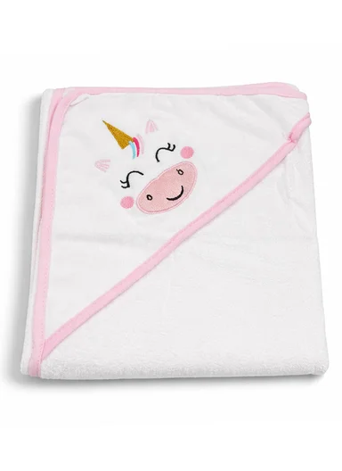 6 Pieces Baby Hooded Bath Towel Made from Soft Cotton with Washcloths Set
