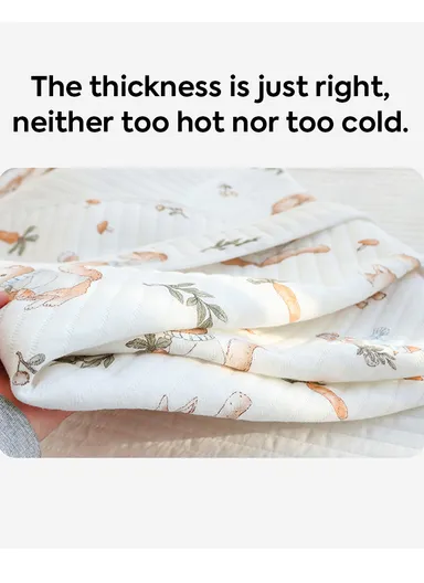 0–6 Months Cotton Baby Swaddle Blanket with Hood Soft, Breathable &amp; All-Season Newborn Wrap (L85 x W85)cm 