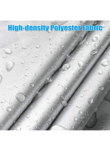 Full Car Cover Outdoor Waterproof All Weather Aluminum Foil Car Cover - Silver / XXL