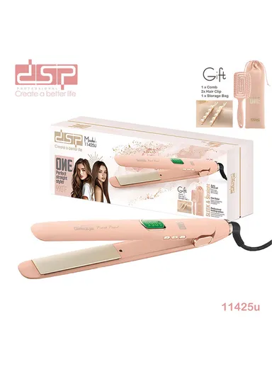 65W Professional Hair Straightener with 360° Rotatable Swivel Cord 11425U