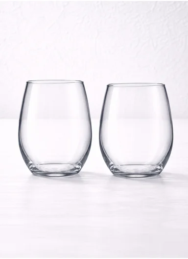 565ml 6-Pcs Luxury Stemless Glass Cup Set With Thin Rim BMHS63513 (D7 x H12)cm