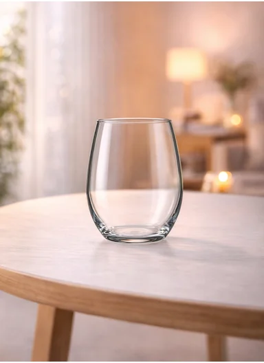 565ml 6-Pcs Luxury Stemless Glass Cup Set With Thin Rim BMHS63513 (D7 x H12)cm