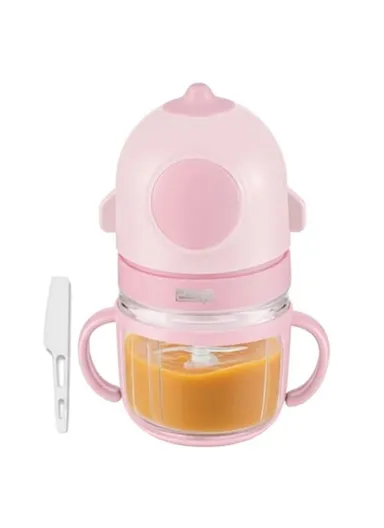 0.3L 150W Stainless Steel Blade Electric Food Chopper KM4112 - Pink
