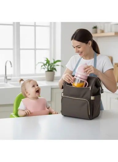 0.3L 150W Stainless Steel Blade Electric Food Chopper KM4112 - Pink