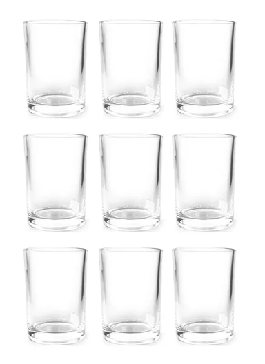 160ml 6Pcs Premium Transaprent Glass Cup Set Y62085 (D6 x H8.5)cm