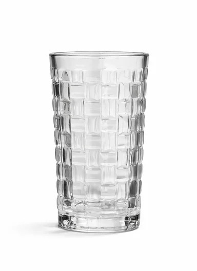 285ML 6-Pieces Luxury Geometric Square Glass Cup Set (D7 x H13)cm