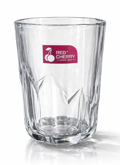 165ml 6Pcs Clear Glass Cups With Faceted Design (D7 x H10)cm 1501