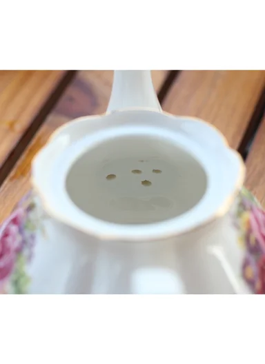 1 Piece 800ml Floral Ceramic Tea Pot 