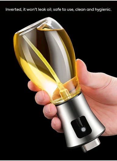 200ml Stainless Steel Oil Sprayer Bottle (D7 x H18)cm 