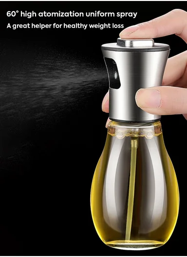 200ml Stainless Steel Oil Sprayer Bottle (D7 x H18)cm 