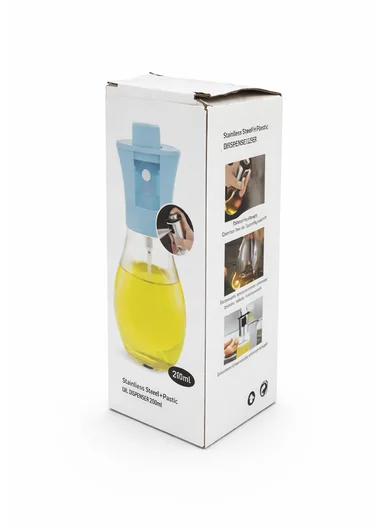 200ml Stainless Steel Oil Sprayer Bottle (D7 x H18)cm 