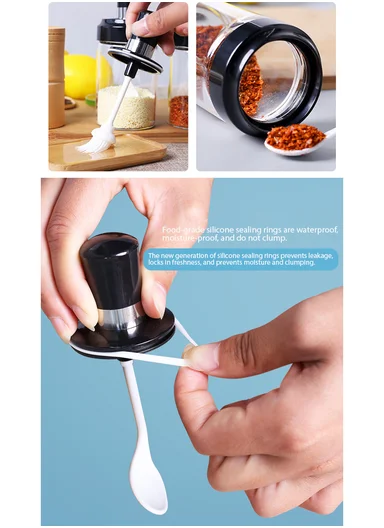 250ml Glass Oil Dispenser Bottle With Oil Application Spoon