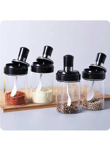 250ml Glass Oil Dispenser Bottle With Oil Application Spoon