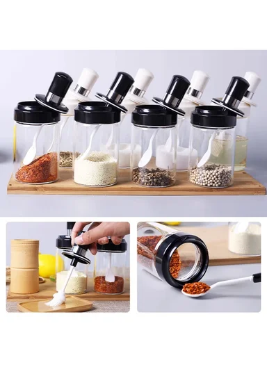 250ml Glass Oil Dispenser Bottle With Oil Application Spoon