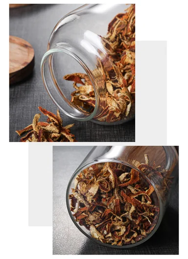 1250ml Clear Glass Storage Jar With Wooden Lid, Wide Mouth Design (D11.5 x H16)cm