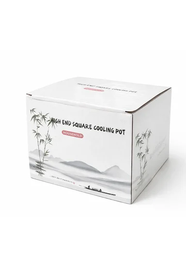 1200ml Heat-Resistant Glass Teapot With Removable Stainless Steel Infuser, Handle &amp; Ribbed Design (D14 x H17)cm - Gold