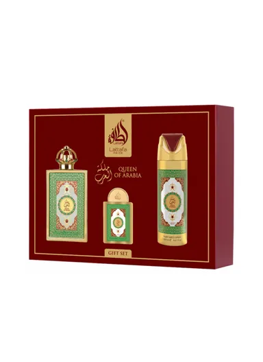 Queen of Arabia Eau De Parfum 3‑Piece Gift Set For Women