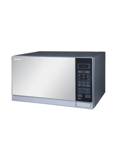 Sharp Microwave Oven with Grill - 25L with 6 Auto Cook Menu - R-75MT(S)