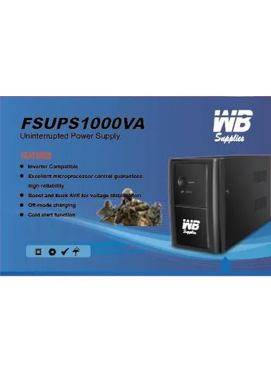 1000VA UPS Backup Power System WAB1000VA
