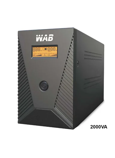 WAB 2000VA UPS Backup Power System for PS5, Home &amp; Office 