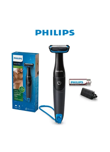Philips, Bodygroom | Showerproof Groin &amp;amp; Body Trimmer | Bidirectional Trimmer, Skin Protection System | Aa Battery Included Bg1024/16
