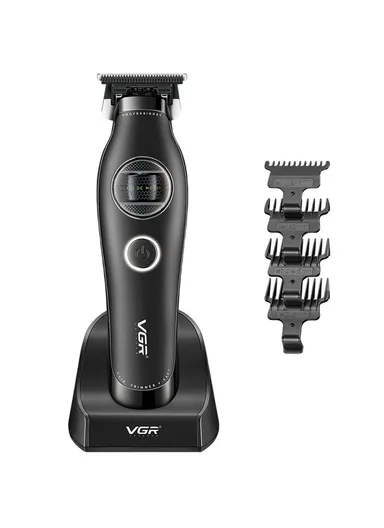 7200 RPM Professional T-Blade Hair Trimmer, Outer Rotor BLDC Motor, 2500mAh Battery, Dual USB &amp; Type-C Charging &amp; LED Display V-880T