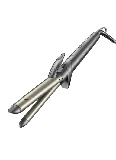 2-in-1 Ceramic Curling Iron with Dual Barrels, 200°C Max Heat &amp; 4-Level Temperature Control V-571 