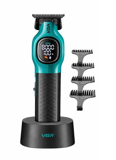 High-Speed 8000 RPM Hair Trimmer with LED Display, Ceramic Blades &amp; USB-C Charging  V-886T 
