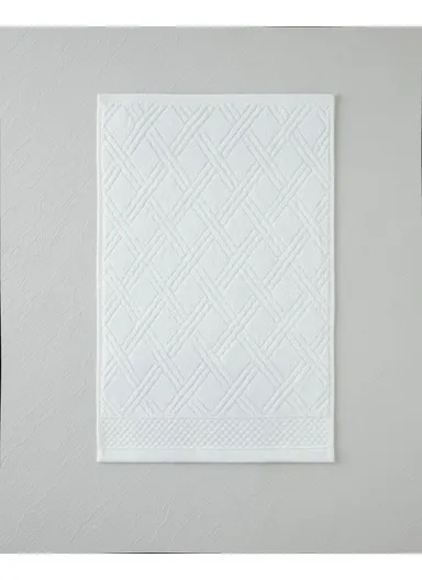 Chic Diamond Cotton Hand Towel 30x45 cm Ivory