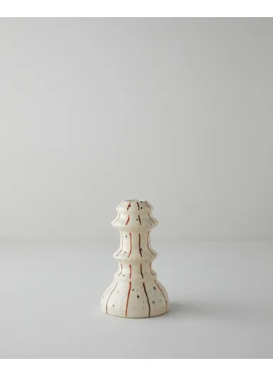 Lilie Candlestick 17.5 cm Cream