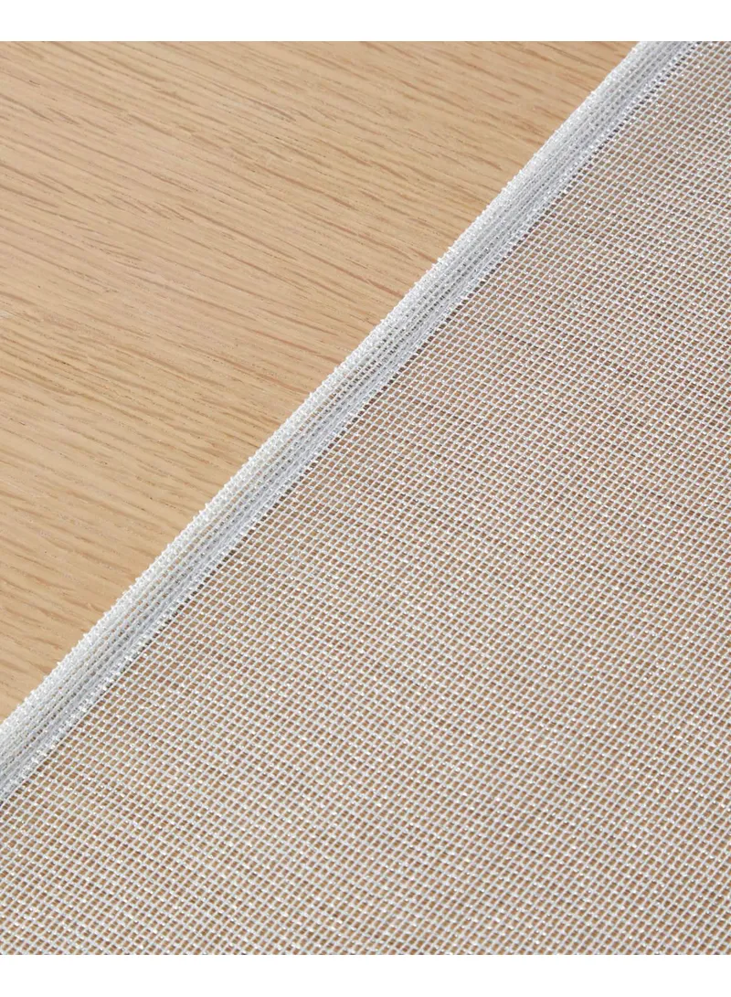 Nour Polyester Runner 45x145 cm Silver