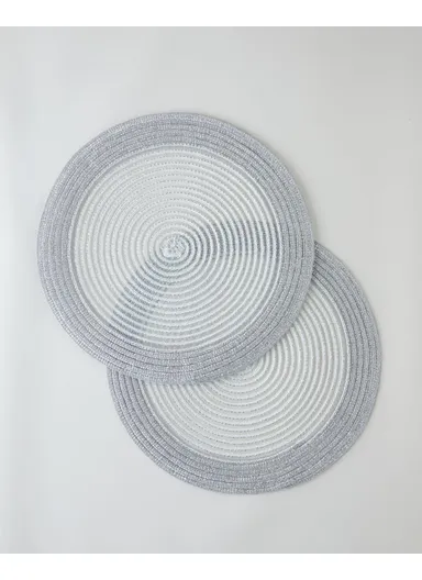 Graceful PP 2-Piece Placemat 38 cm Silver