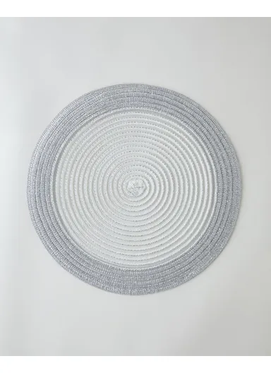 Graceful PP 2-Piece Placemat 38 cm Silver