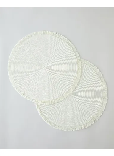 Dressy PP 2-Piece Placemat 38 cm Cream