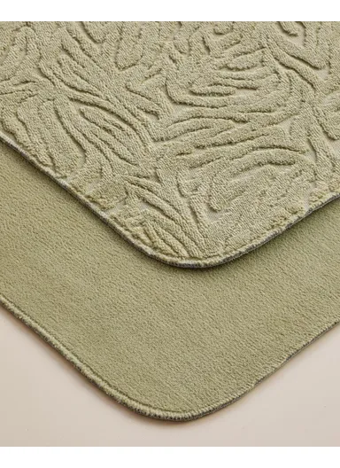 Strala Bath Mat Set 60x100 cm + 50x60 cm Khaki