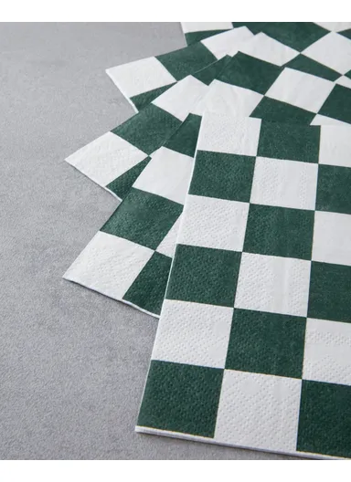 Dalmata 20-Pieces Paper Napkins 33x33 cm Green