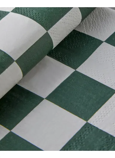 Dalmata 20-Pieces Paper Napkins 33x33 cm Green