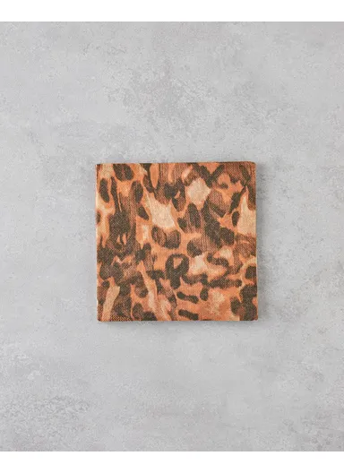 Leopura 20-Pieces Paper Napkins 33x33 cm Brown
