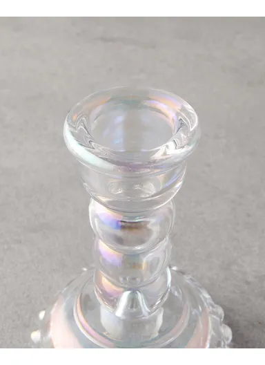 Larisa Candlestick 9.5 cm Iris Luster