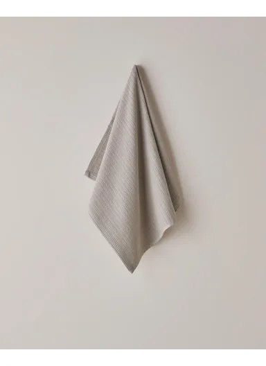 Stripe Cotton Face Towel 50x70 cm Dark Beige