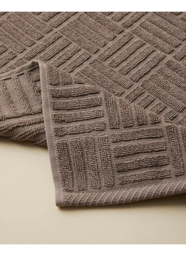 Panera Cotton Foot Towel 50x85 cm Foggy Brown