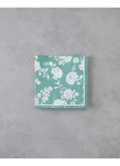 Florella Paper 20-Pieces Paper Napkins 33x33 cm Green