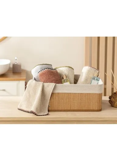 Gina Bamboo Basket 40x30x16 cm Light Brown