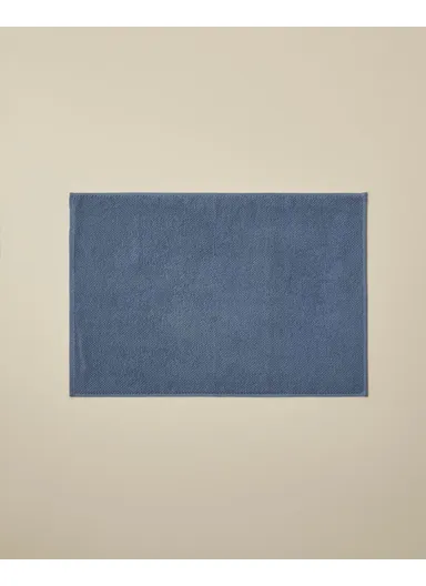 Sandy Stripe Cotton Foot Towel 50x70 cm Navy Blue