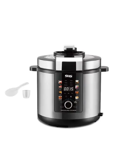 1000W 6L Stainless Steel Electric Pressure Cooker, 14 Cooking Functions Digital Control Pressure Cooker KB5034