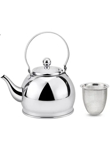 1.0L Stainless Steel Tea Kettle with Ergonomic Handle HR710-1